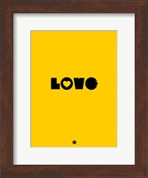 LOVE Yellow Fine Art Print