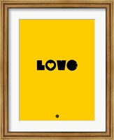 LOVE Yellow Fine Art Print