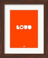 LOVE Orange Fine Art Print