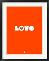 LOVE Orange Fine Art Print