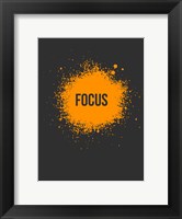 Focus Splatter 3 Fine Art Print