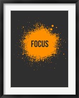 Focus Splatter 3 Fine Art Print