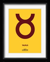 Taurus Zodiac Sign Brown Fine Art Print