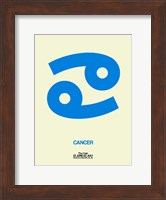 Cancer Zodiac Sign Blue Fine Art Print