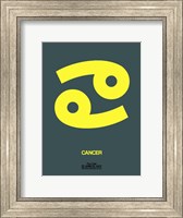 Cancer Zodiac Sign Yellow Fine Art Print