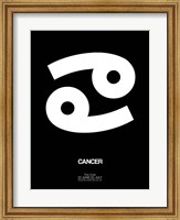 Cancer Zodiac Sign White Fine Art Print