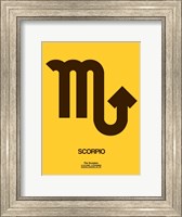 Scorpio Zodiac Sign Brown Fine Art Print