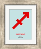 Sagittarius Zodiac Sign Red Fine Art Print