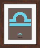 Libra Zodiac Sign Blue Fine Art Print