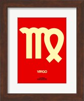 Virgo Zodiac Sign Yellow Fine Art Print