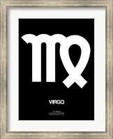 Virgo Zodiac Sign White Fine Art Print