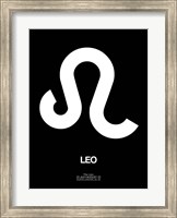 Leo Zodiac Sign White Fine Art Print