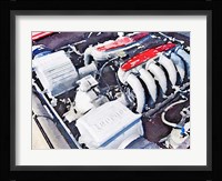 Ferrari 512 TR Testarossa Engine Framed Print