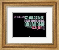 Oklahoma Word Cloud 1 Fine Art Print