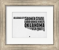 Oklahoma Word Cloud 2 Fine Art Print