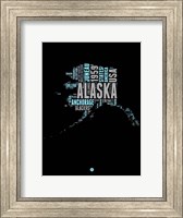 Alaska Word Cloud 1 Fine Art Print