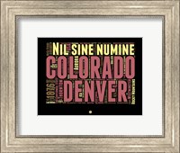 Denver Word Cloud 1 Fine Art Print