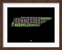 Tennessee Word Cloud 1 Fine Art Print