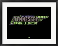 Tennessee Word Cloud 1 Fine Art Print