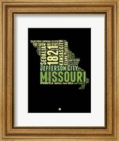 Missouri Word Cloud 1 Fine Art Print