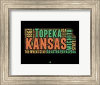 Kansas Word Cloud 1 Fine Art Print