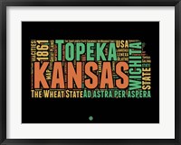 Kansas Word Cloud 1 Fine Art Print