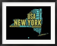 New York Word Cloud 1 Fine Art Print