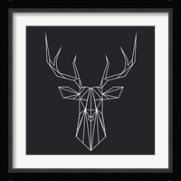 Deer Polygon Fine Art Print