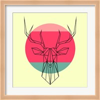 Deer and Sunset Fine Art Print