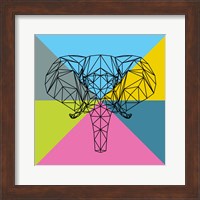 Party Elephant Polygon 2 Fine Art Print