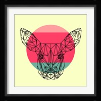 Baby Deer and Sunset Fine Art Print