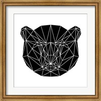 Black Bear Polygon Fine Art Print