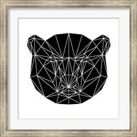 Black Bear Polygon Fine Art Print