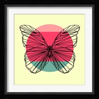 Butterfly and Sunset Fine Art Print