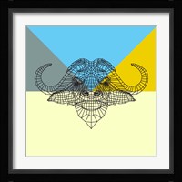 Party Buffalo Mesh Fine Art Print
