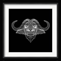 Black Buffalo Mesh Fine Art Print