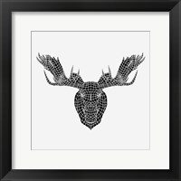 Moose Head Mesh Fine Art Print