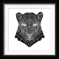 Panther Head Mesh Fine Art Print