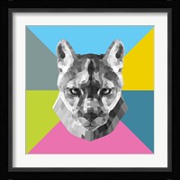 Party Mountain Lion Fine Art Print
