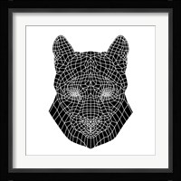 Mountain Lion Mesh Fine Art Print