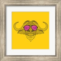 Buffalo in Pink Glasses Fine Art Print