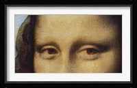 Mona Lisa - Detail Of Eyes Fine Art Print