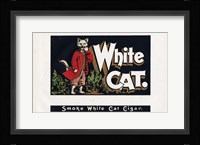 White Cat Fine Art Print