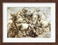 The Battle of Anghiari after Leonardo da Vinci Fine Art Print