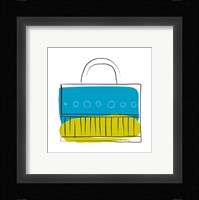 Blue and Green Purse Fine Art Print