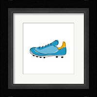 Blue Cleat Fine Art Print