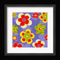 Floral on Purple Fine Art Print