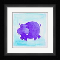 Hippo Framed Print