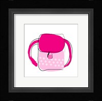 Red and Pink Purse Framed Print