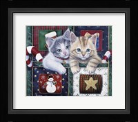 Christmas Calendar Kittens Fine Art Print